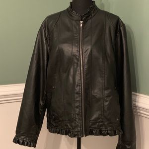 Faux Leather Jacket